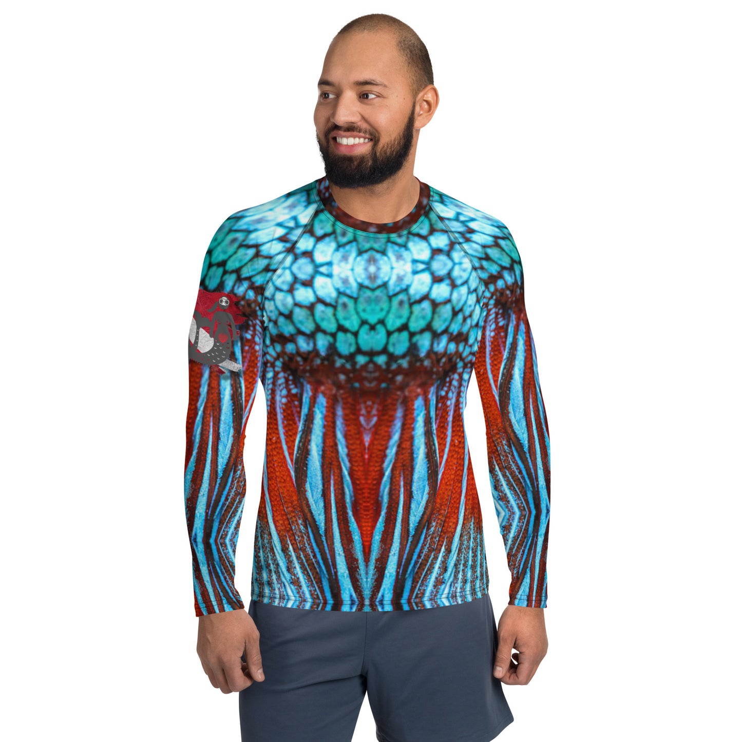 Adventure Mermaid Crew Logo Men's Rash Guard