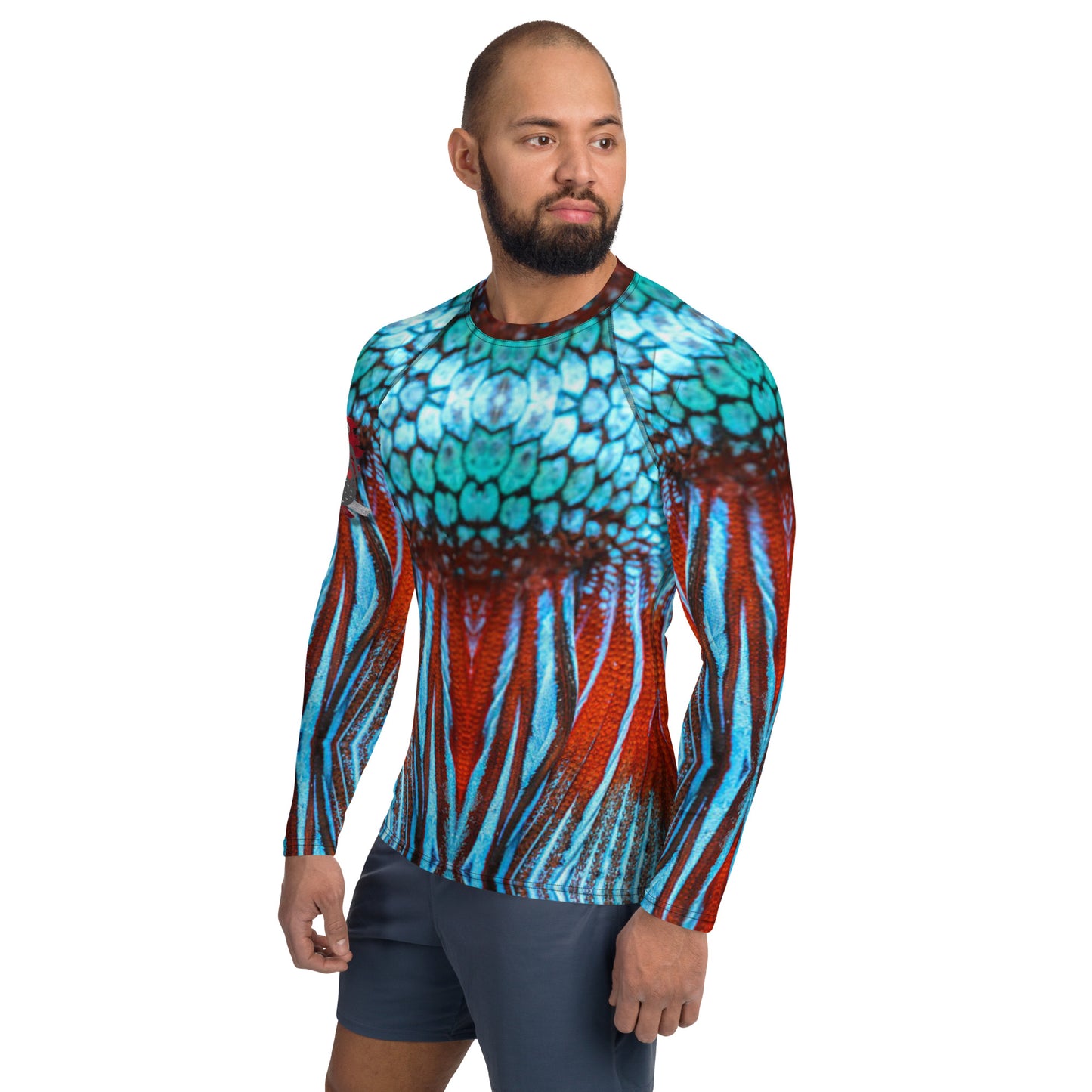 Adventure Mermaid Crew Logo Men's Rash Guard