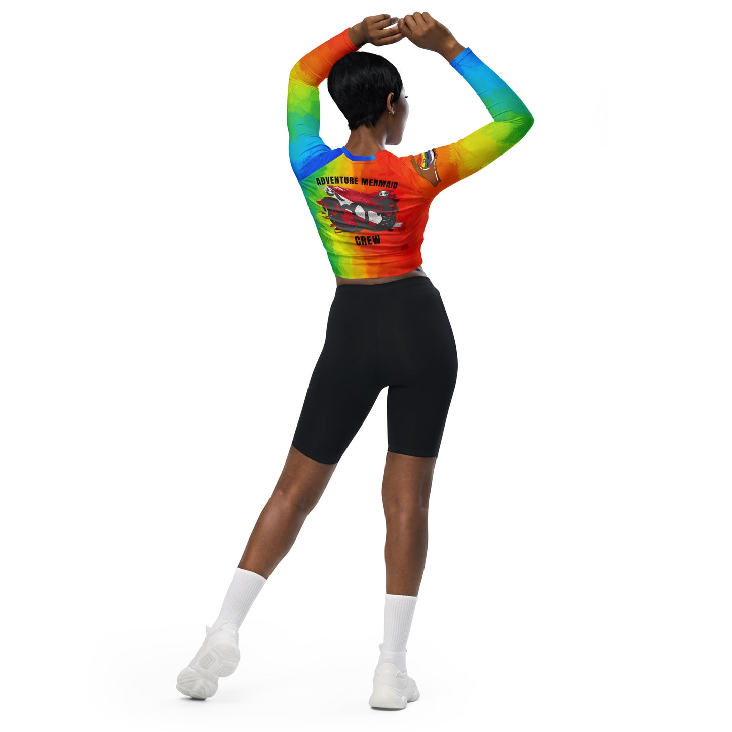 Pride All Year long-sleeve crop top