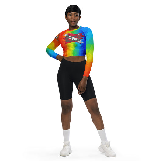 Pride All Year long-sleeve crop top