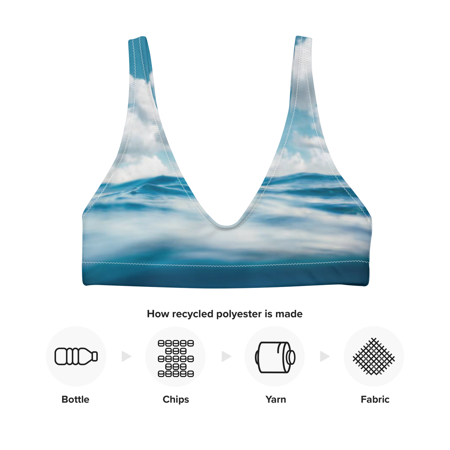 Women’s Dive Day 2023 Recycled padded bikini top