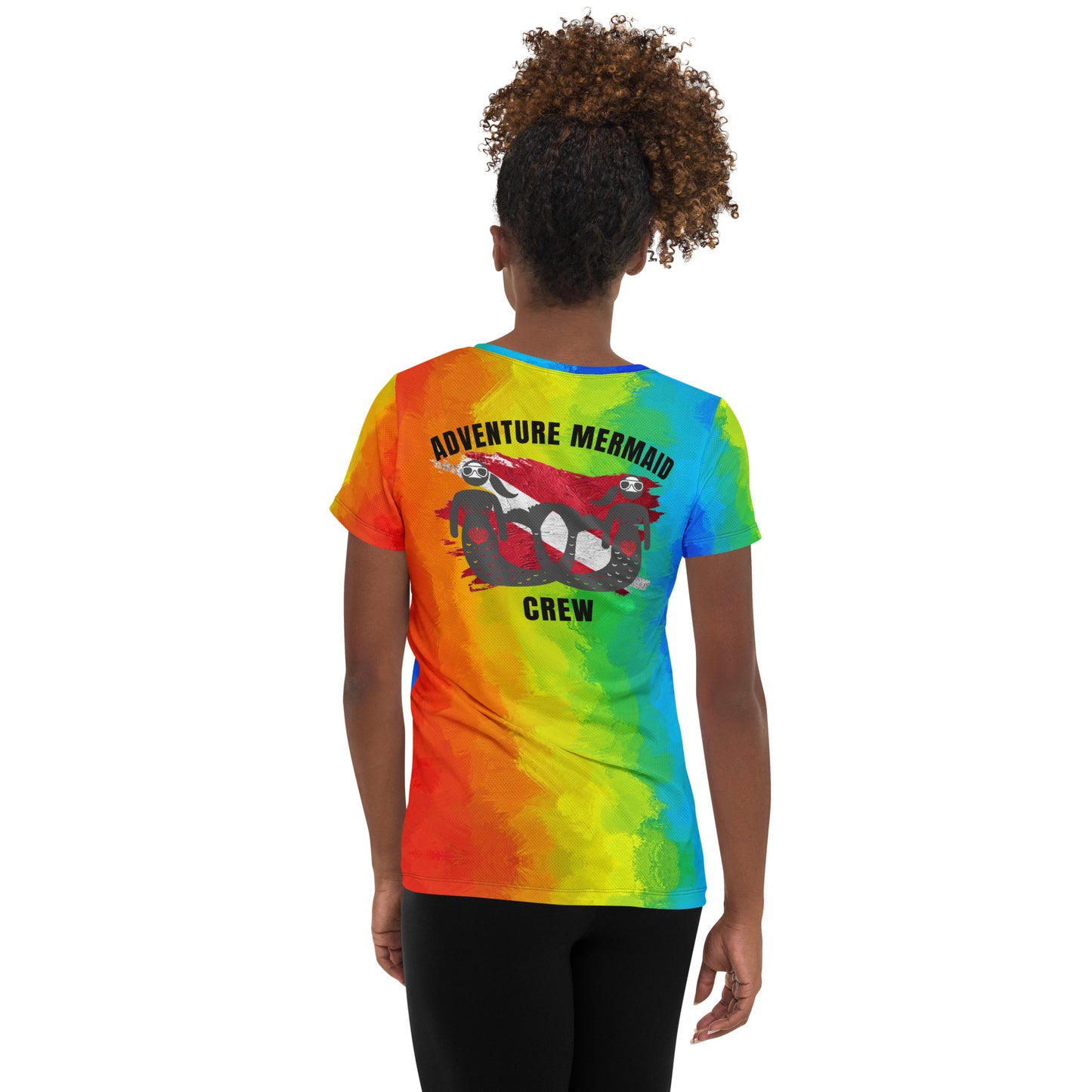 Pride All Year LOGO Women's Athletic T-shirt