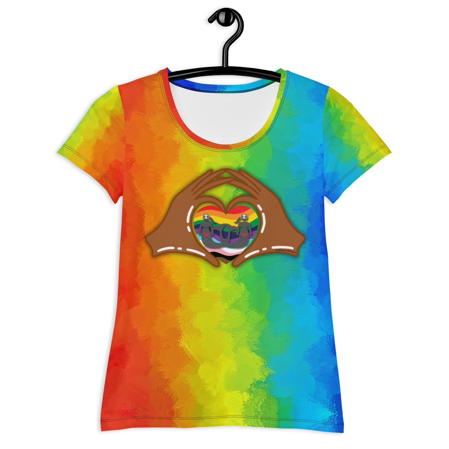 Pride All Year LOGO Women's Athletic T-shirt