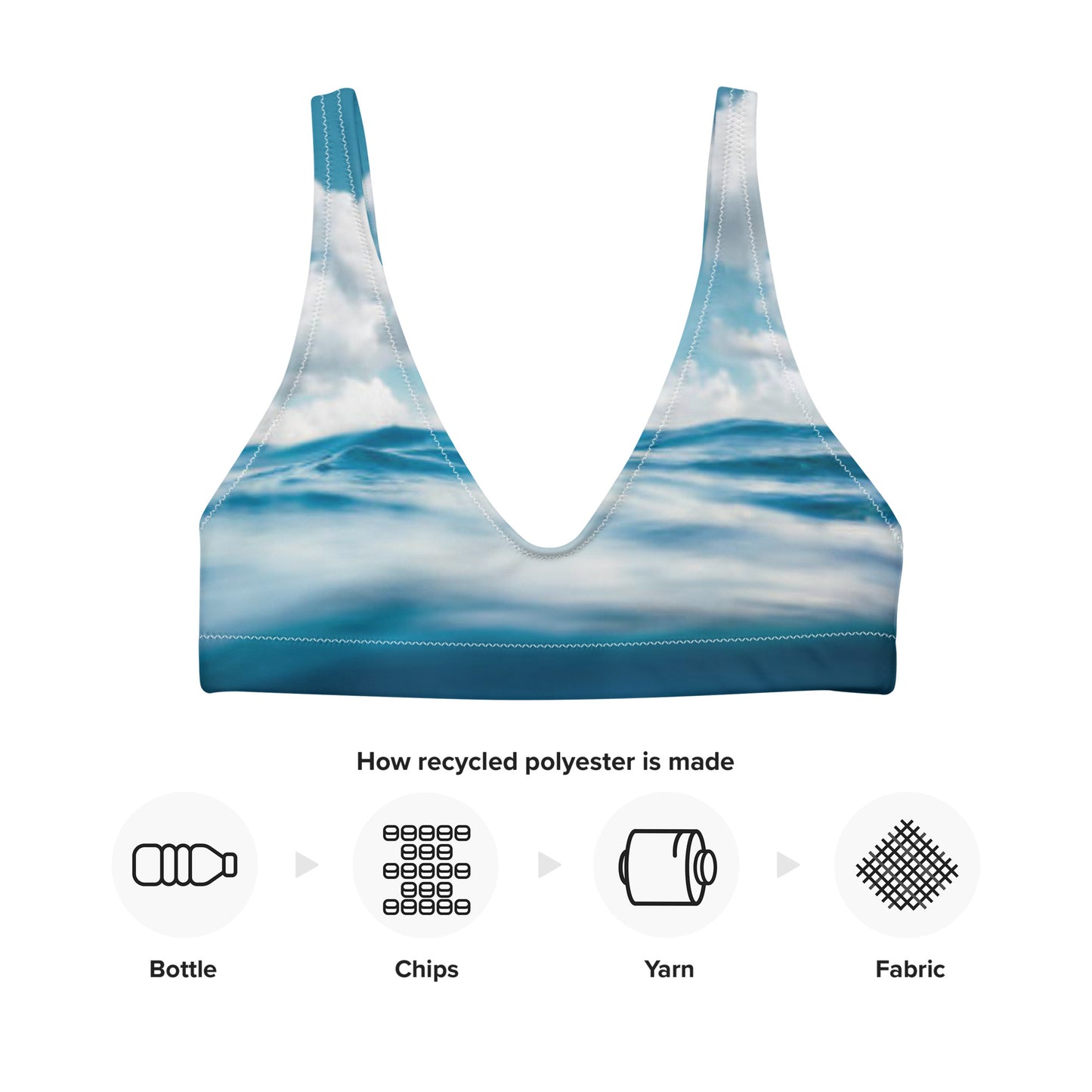 Women’s Dive Day 2023 Recycled padded bikini top